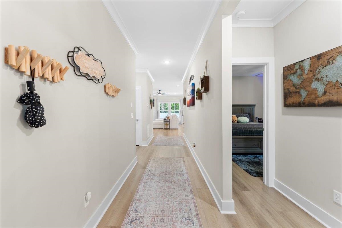 633 West Pope Road St. Augustine, FL 32080 - Photo 4 of 43 a view of a hallway with closet