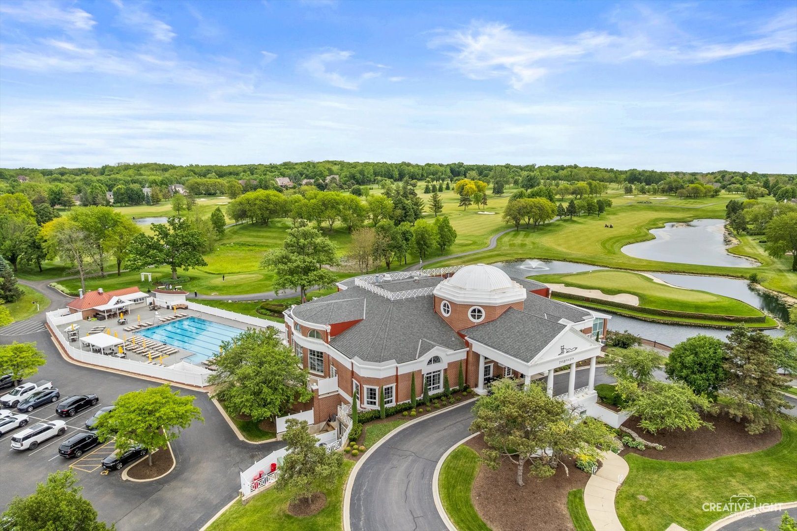 3112 Turnberry Road St. Charles, IL 60174 - Photo 37 of 43 an aerial view of a house with garden space and ocean view