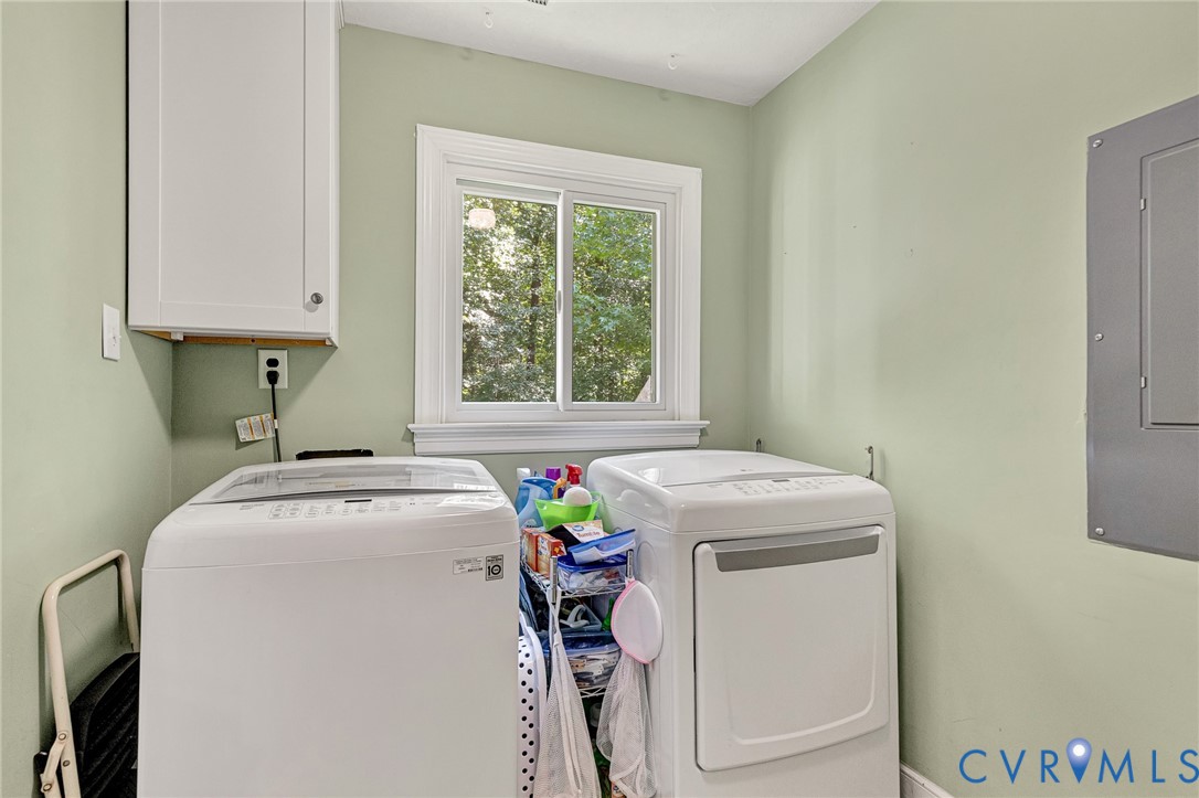 3841 Strawhill Road Richmond, VA 23231 - Photo 18 of 56 Built-in cabinetry, dual appliance connections, an