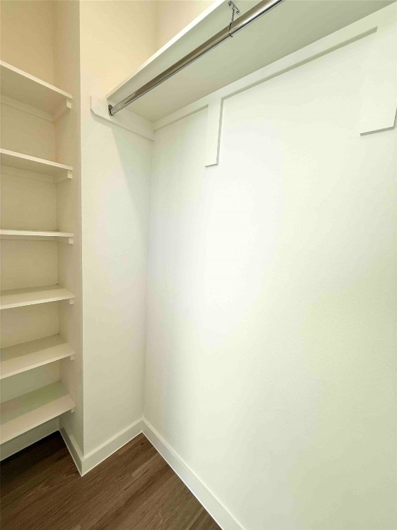 6809 Porter Street, Unit A Austin, TX 78741 - Photo 21 of 23 Spacious closet with dark wood-type flooring