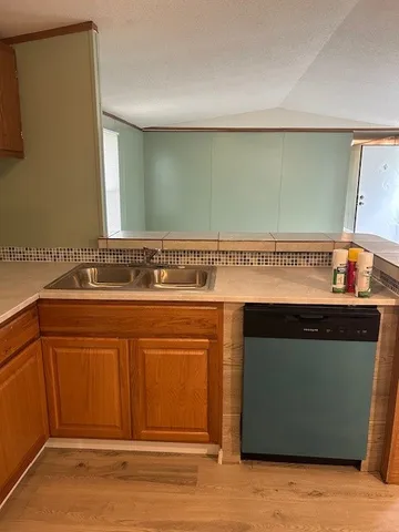 a close view of utility room