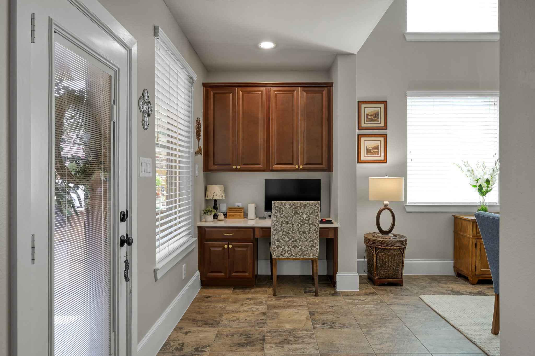31742 Serrano Bluff Lane Spring, TX 77386 - Photo 8 of 40 Cute study nook or butlers pantry. Builder offers this space as a 1/2 bath option as well.