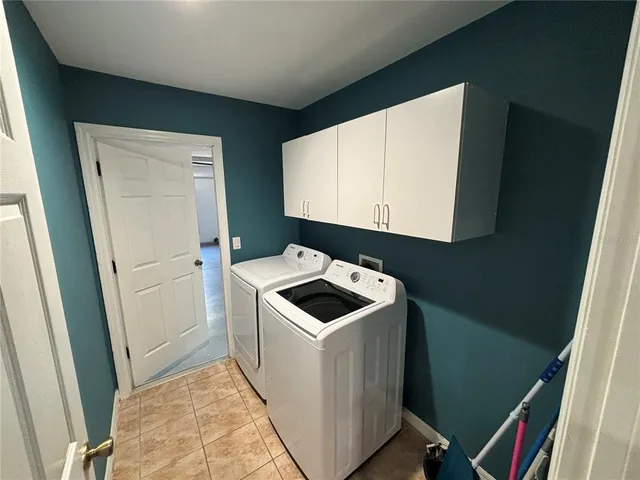 a room with storage and utility