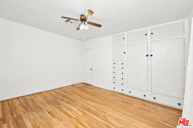 a view of a room with cabinet