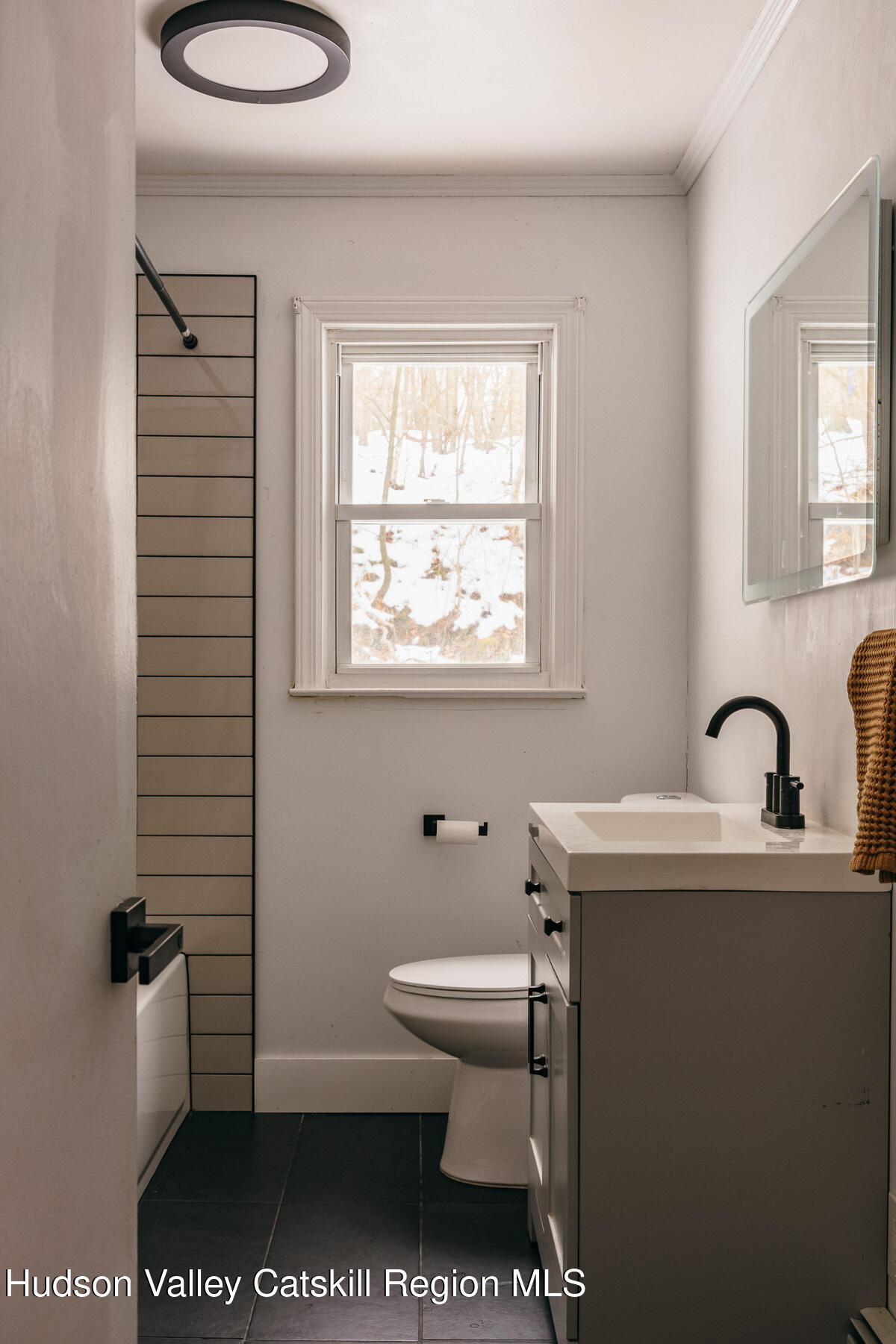 354 Slate Quarry Road Rhinebeck, NY 12572 - Photo 18 of 33 a bathroom with a toilet a sink and a window