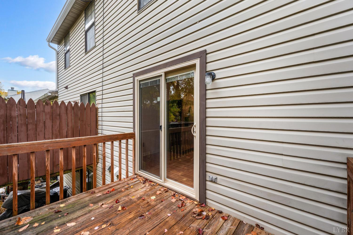 102 Goose Ridge Drive Forest, VA 24551 - Photo 55 of 57 a view of a wooden balcony