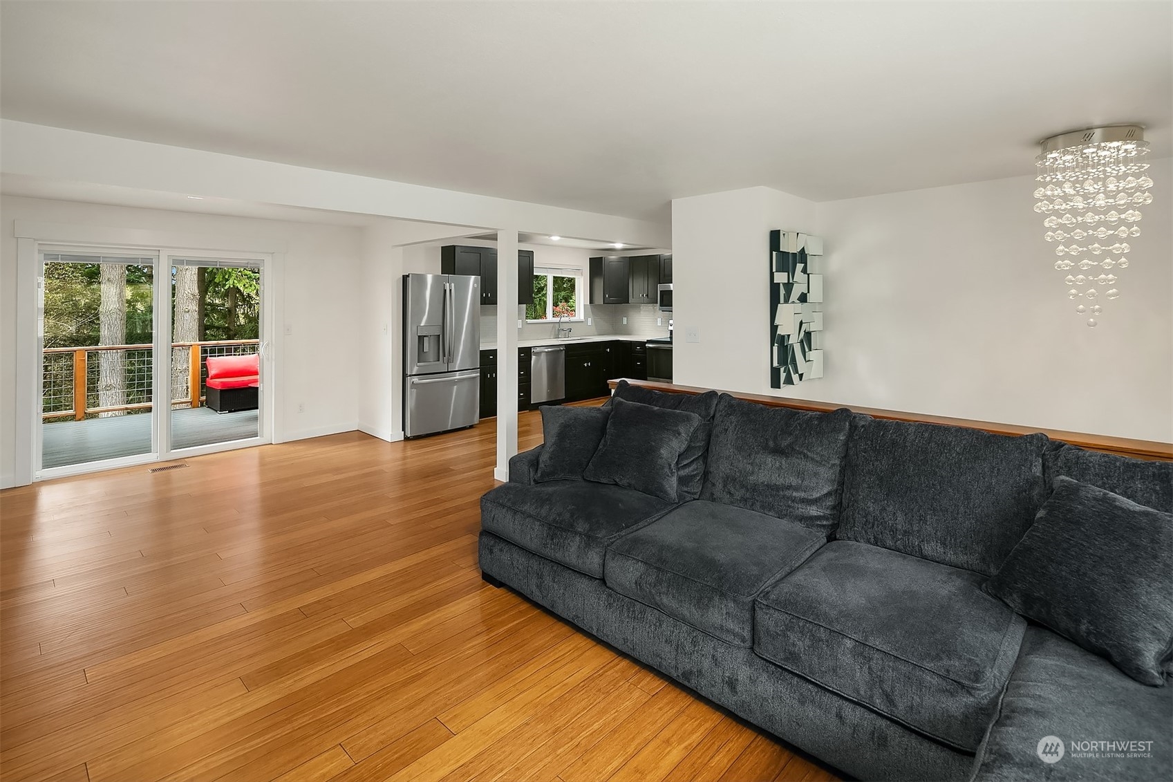 4419 Southeast 4th Place Renton, WA 98059 - Photo 4 of 21 a living room with furniture and hard wood flooring