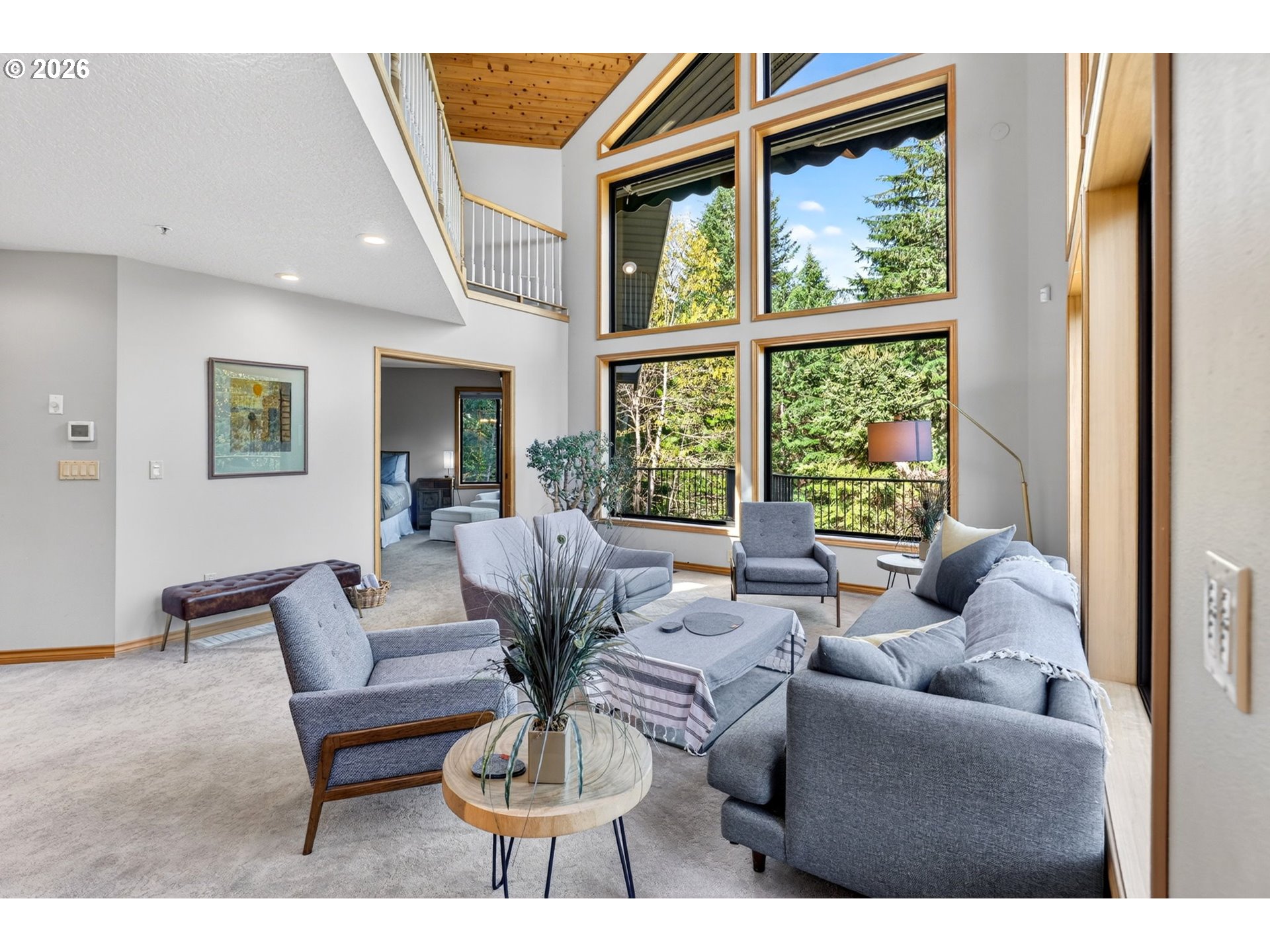 18685 East Aschoff Road Rhododendron, OR 97049 - Photo 4 of 48 a living room with furniture and a window