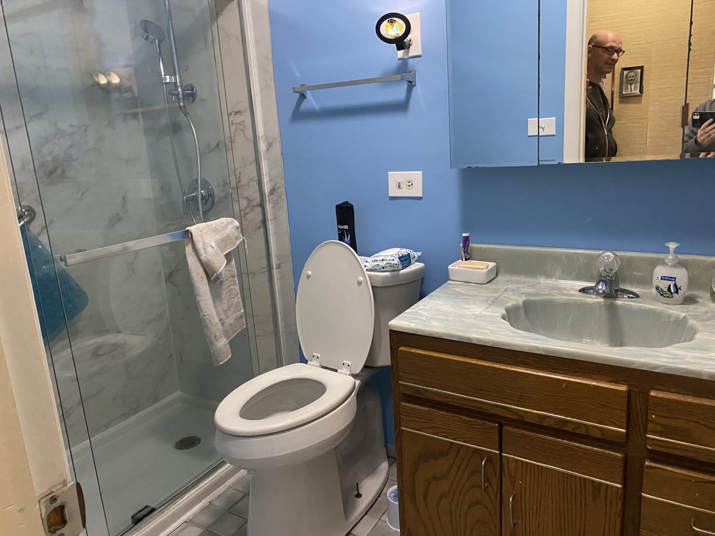 500 Kin Court Wilmette, IL 60091 - Photo 10 of 12 a bathroom with a sink a toilet and shower