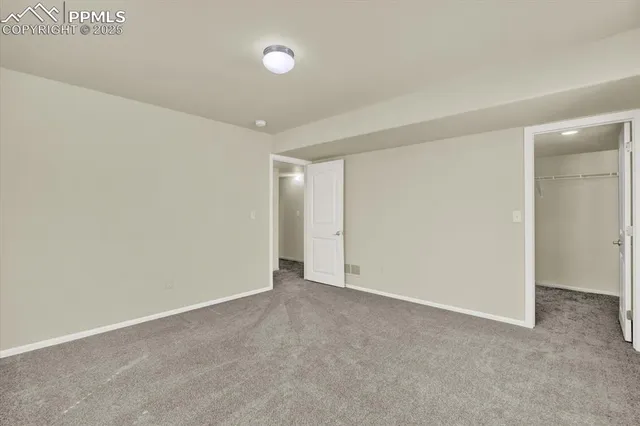 a view of an empty room