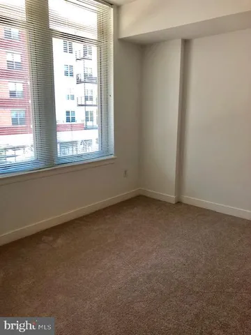 a view of small space with wooden floor