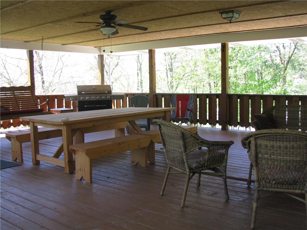 64 Taylorstown Ridge Road Claysville, PA 15323 - Photo 10 of 13 Ceiling fans on the deck.