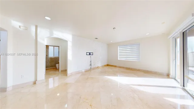 a view of an empty room