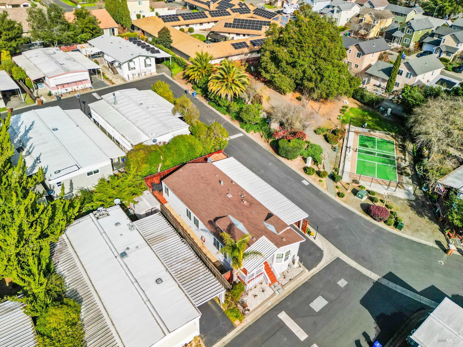 150 Silverado Trail, Unit 40 Napa, CA 94559 - Photo 2 of 40 an aerial view of a house with a garden