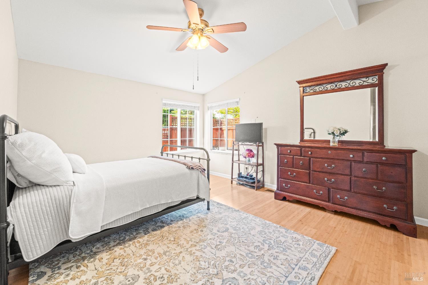 150 Silverado Trail, Unit 40 Napa, CA 94559 - Photo 21 of 40 a bed room with a bed and a dresser