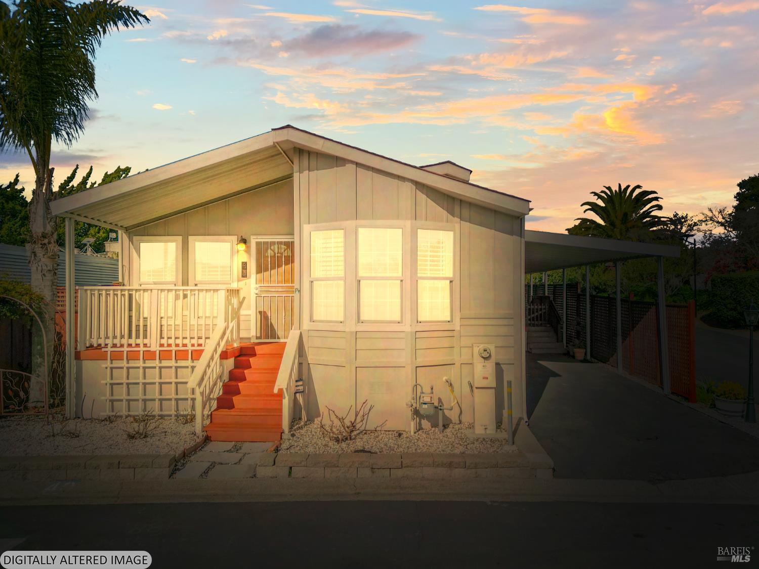 150 Silverado Trail, Unit 40 Napa, CA 94559 - Photo 34 of 40 a backyard of a house with table and chairs