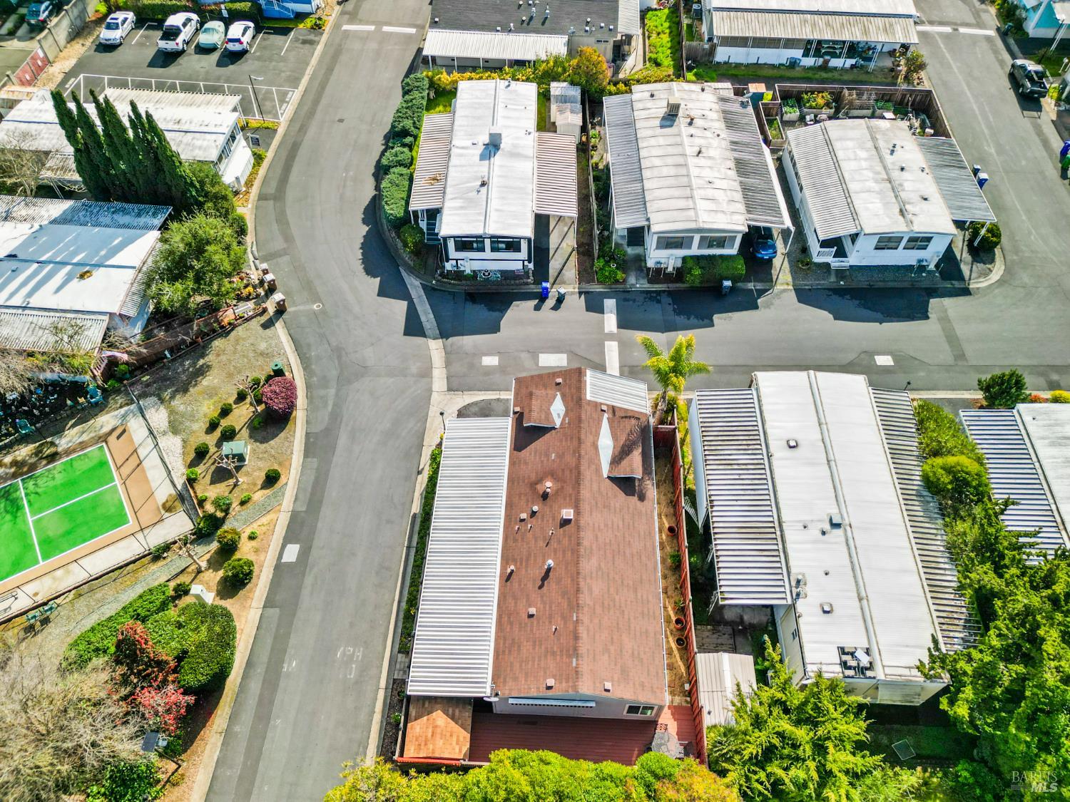 150 Silverado Trail, Unit 40 Napa, CA 94559 - Photo 36 of 40 an aerial view of residential houses with outdoor space