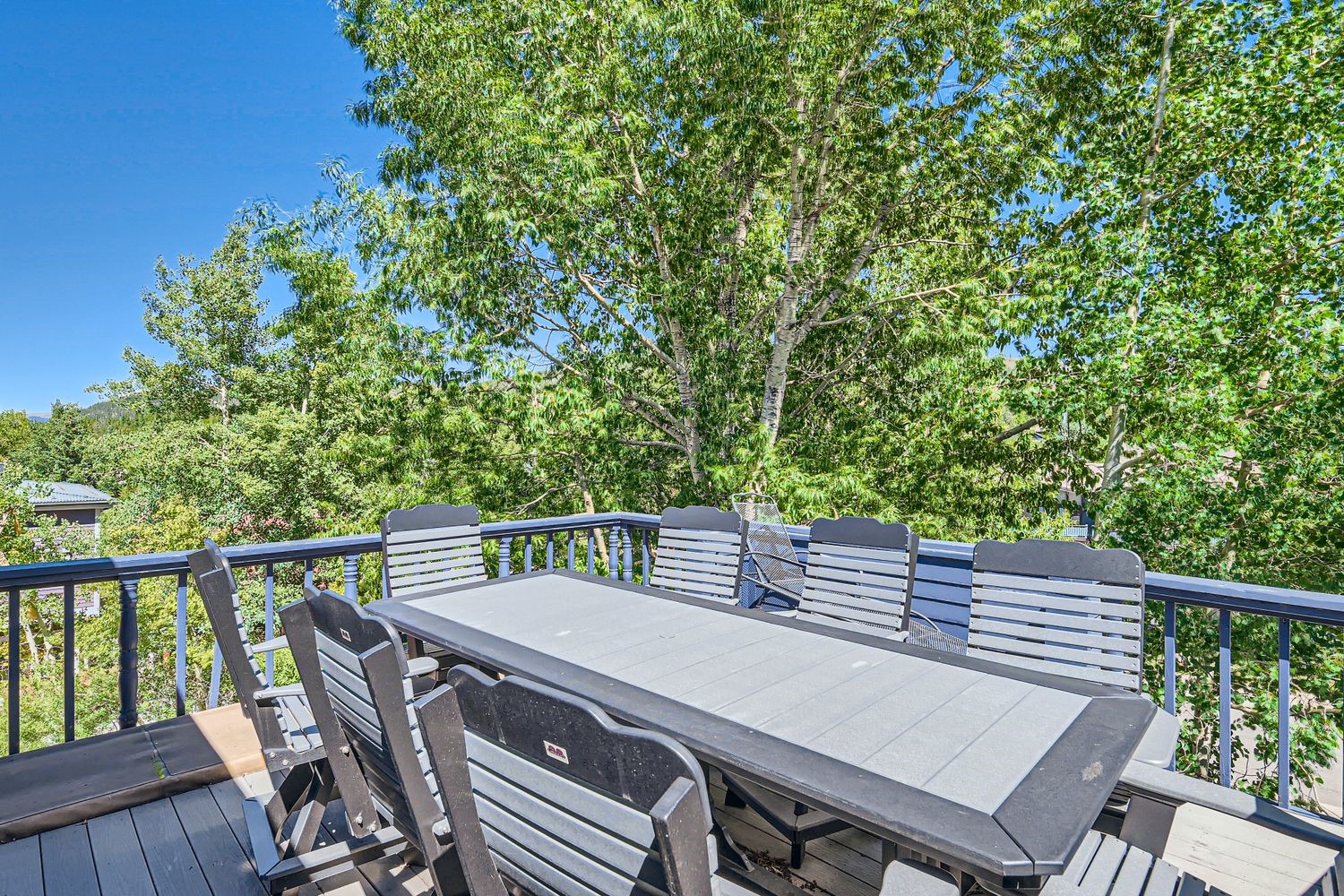 200 North Ridge Street, Unit R A Breckenridge, CO 80424 - Photo 30 of 38 a view of a balcony with furniture