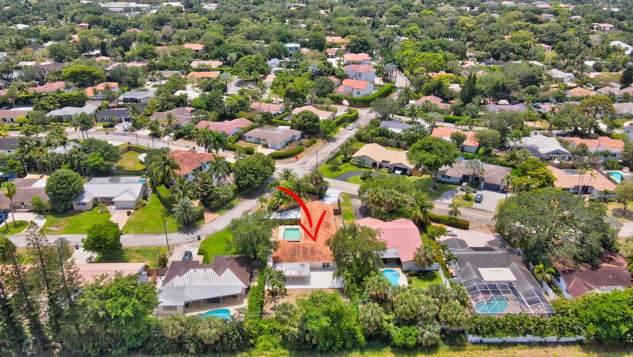 701 Northwest 8th Avenue Boca Raton, FL 33486 - Photo 37 of 40 Aerial View