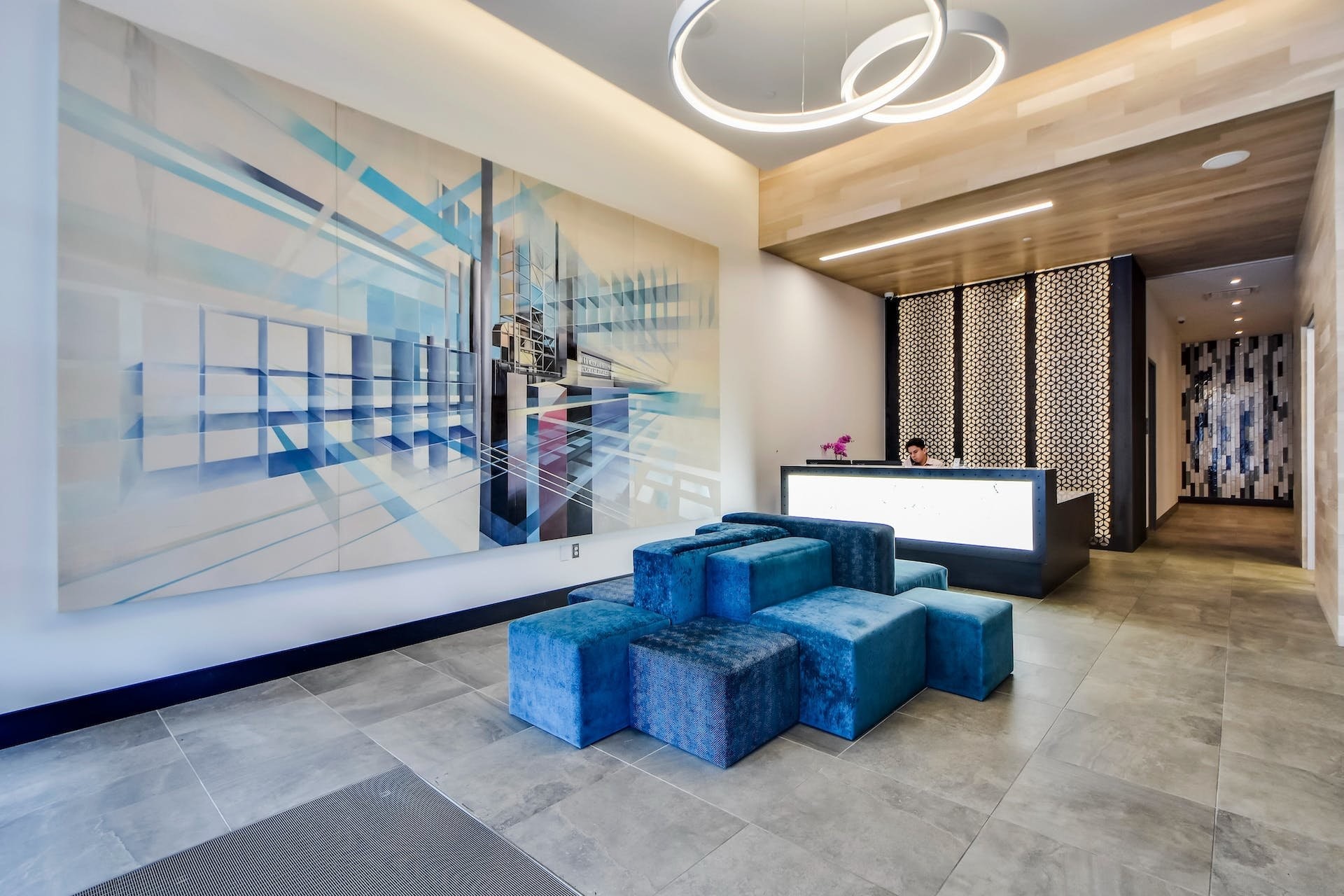 222 West Avenue, Unit 2201 Austin, TX 78701 - Photo 26 of 37 a living room with furniture and a rug
