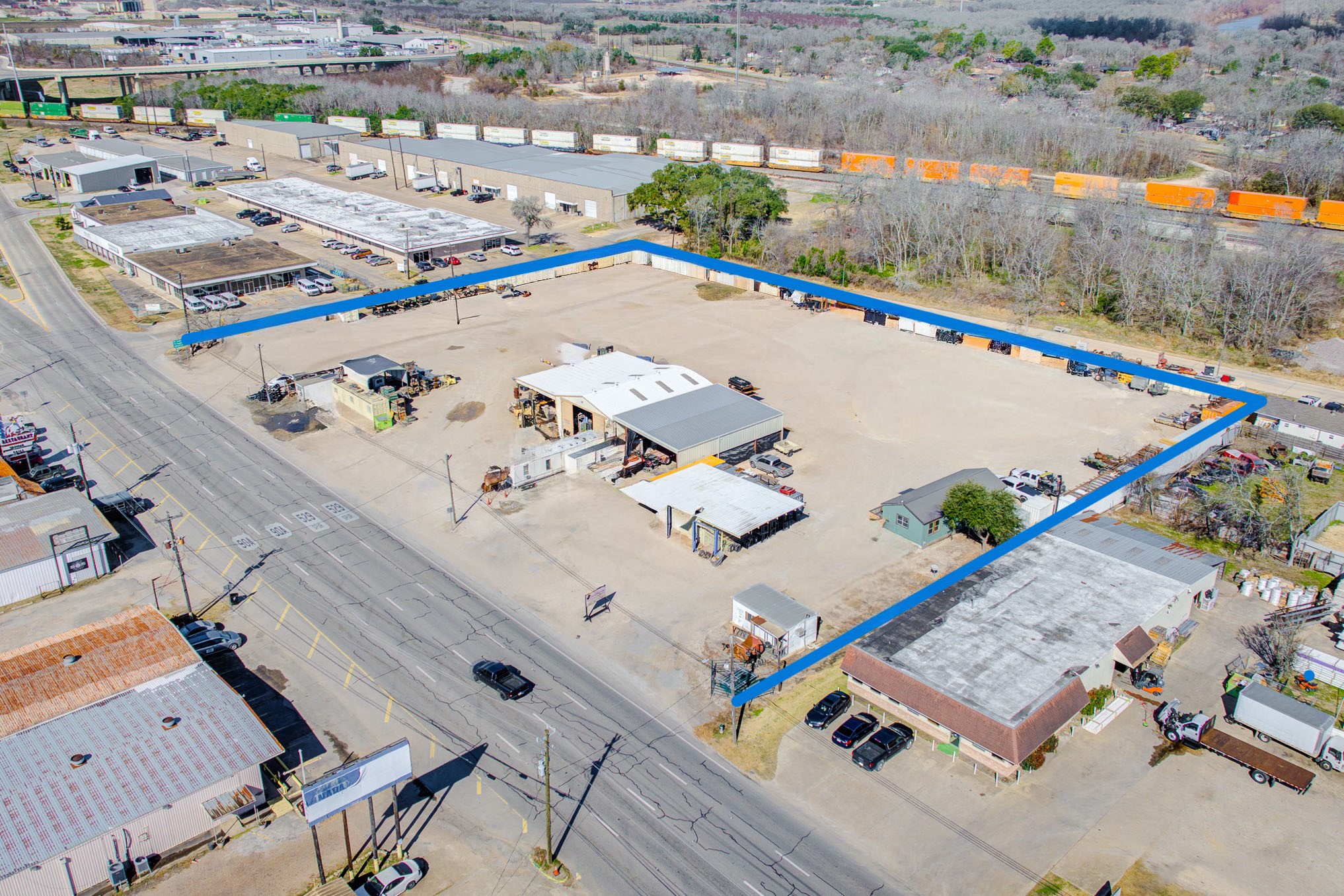 1215 Avenue H Rosenberg, TX 77471 - Photo 5 of 8 an aerial view of a city
