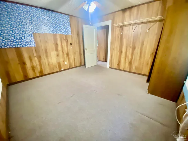 a view of an empty room