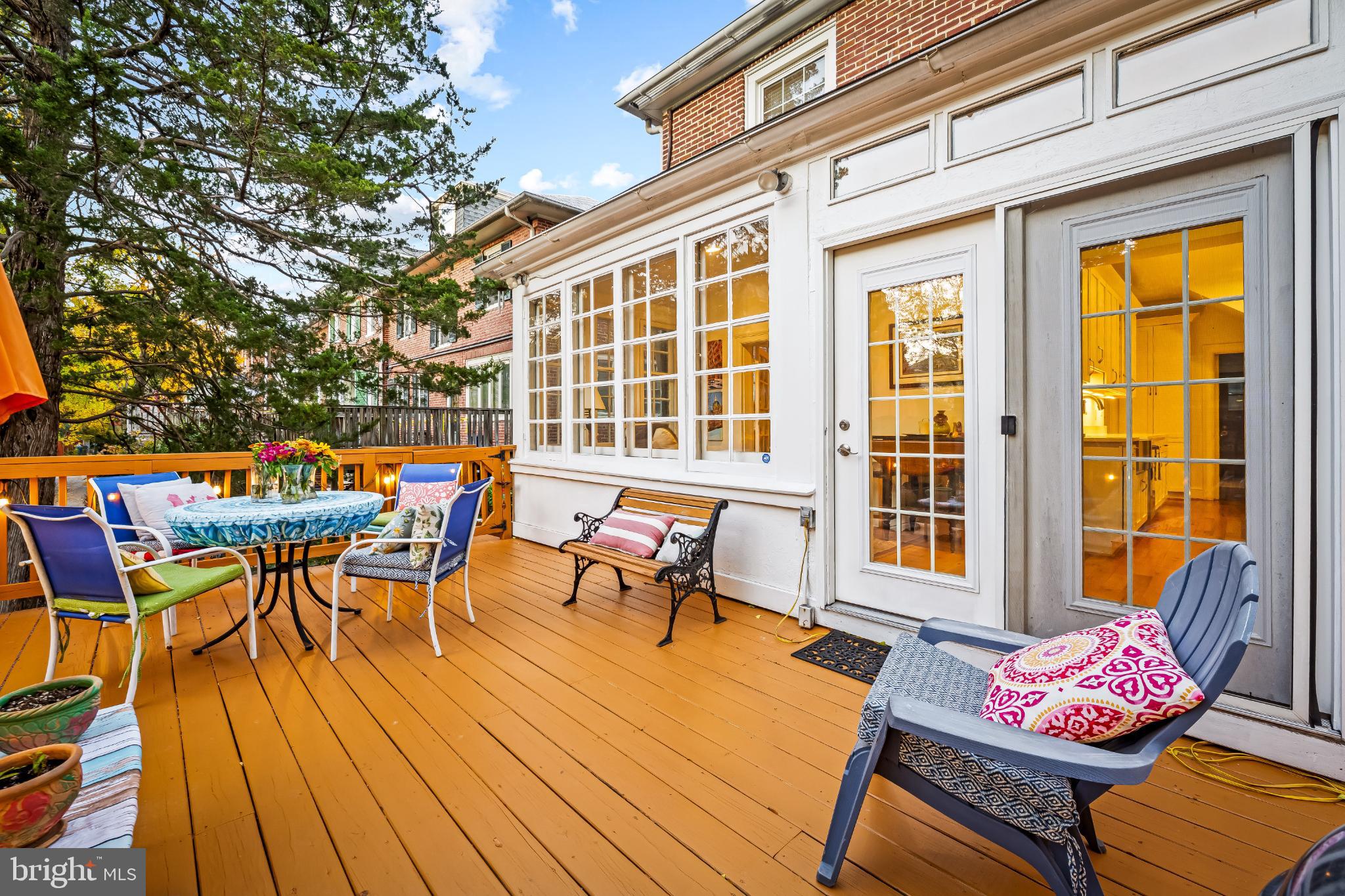 3932 Cloverhill Road Baltimore, MD 21218 - Photo 36 of 43 Rear Deck for Dining and Entertaining
