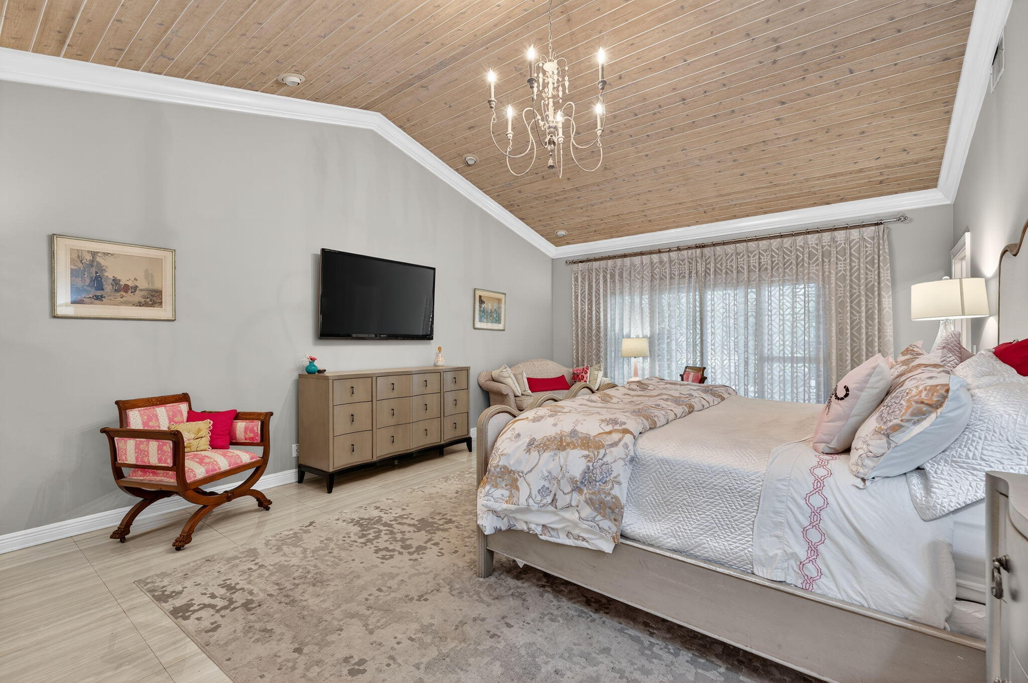 7205 Mandarin Drive Boca Raton, FL 33433 - Photo 29 of 71 a bedroom with bed tv and window