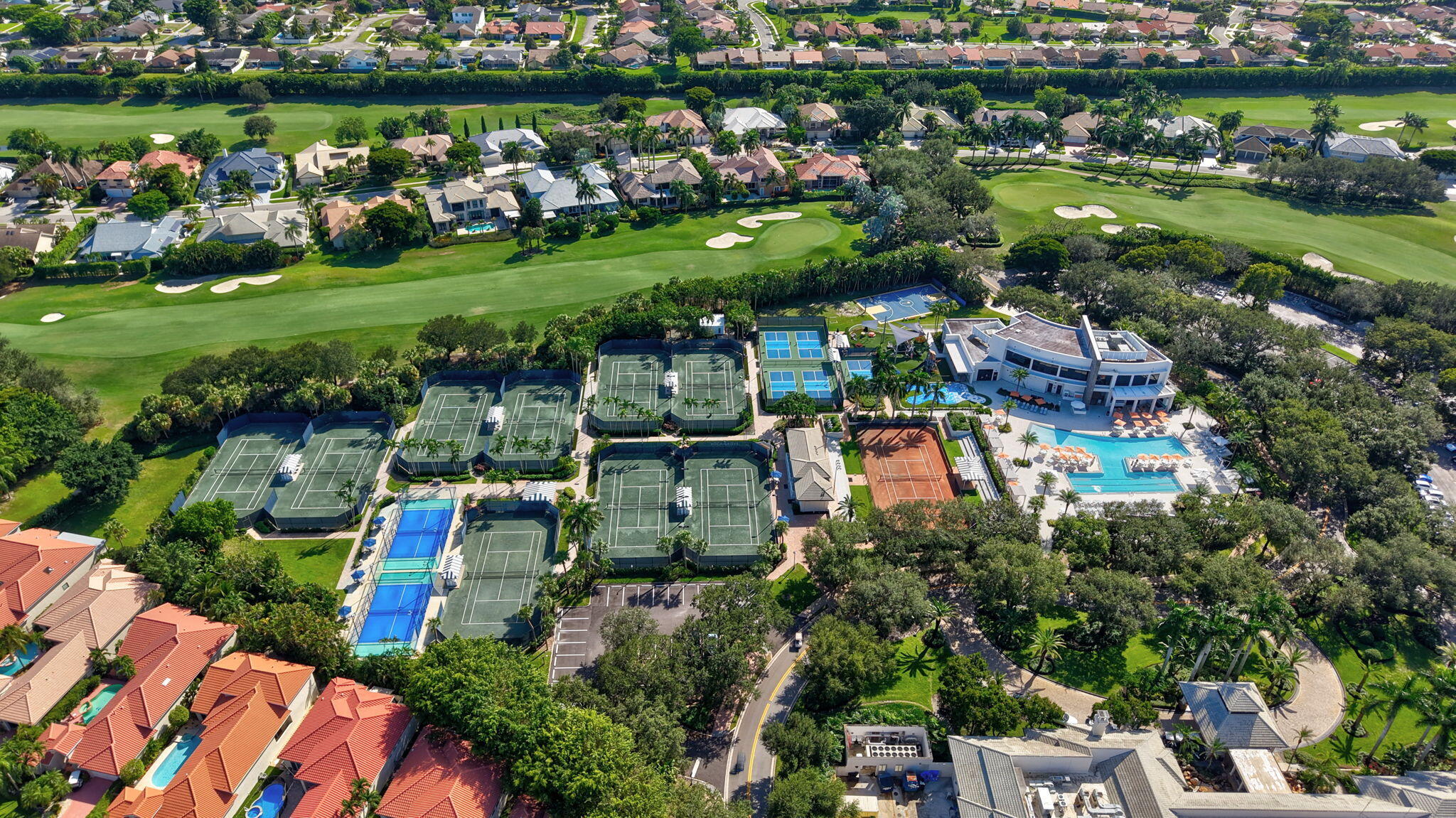 7205 Mandarin Drive Boca Raton, FL 33433 - Photo 69 of 71 an aerial view of a houses with outdoor space and street view