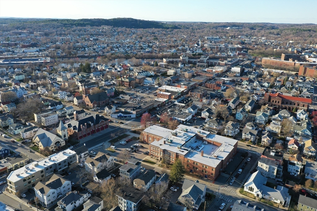 15 Alder Street, Unit 1 Waltham, MA 02453 - Photo 32 of 38 an aerial view of a city