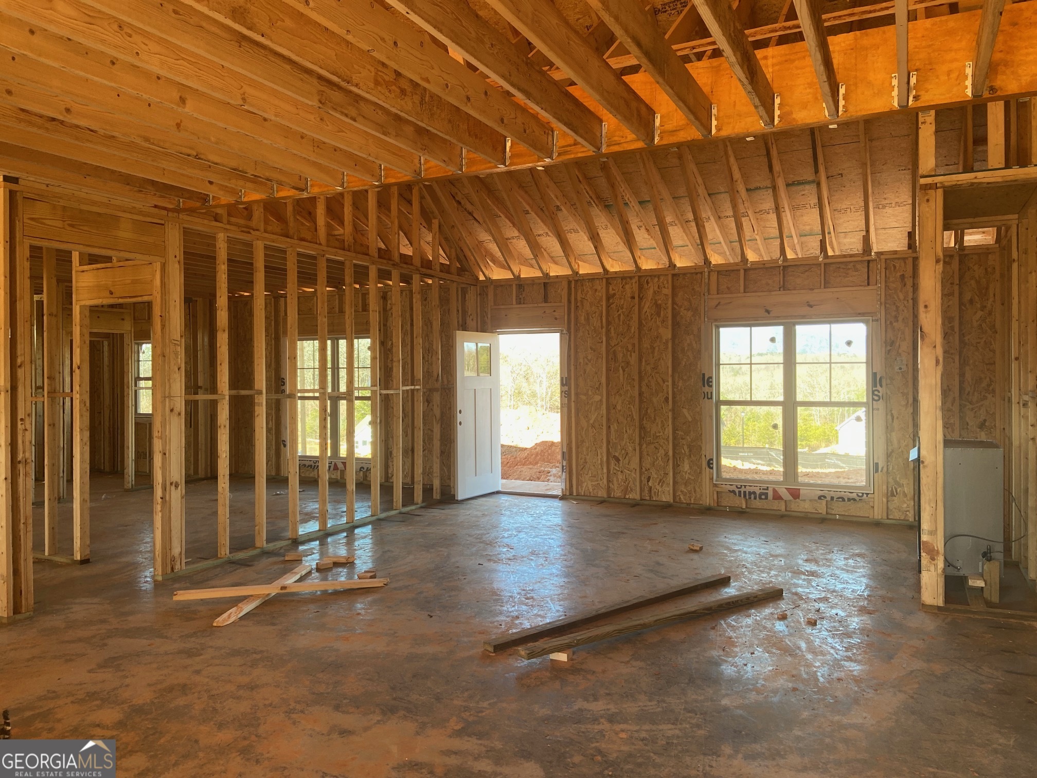 43 Rdg Vw Court Cleveland, GA 30528 - Photo 7 of 11 a view of empty room with floor to ceiling window