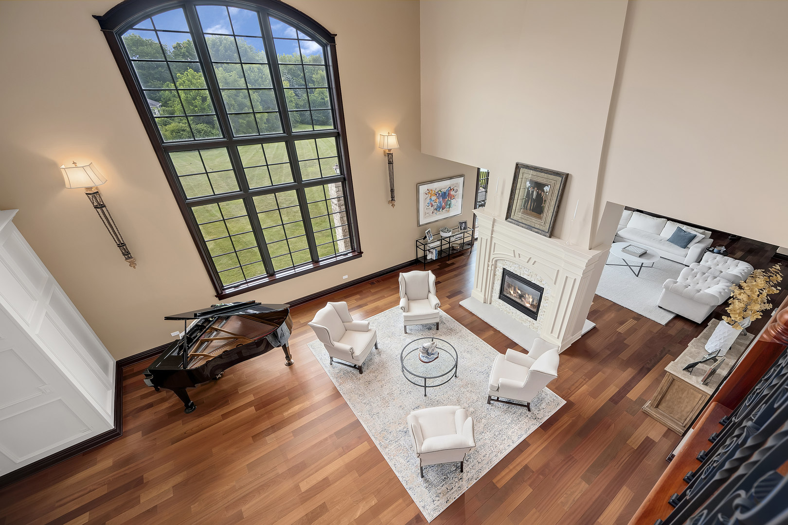 8511 Kearney Road Downers Grove, IL 60516 - Photo 17 of 71 a view of a livingroom with furniture and a floor to ceiling window