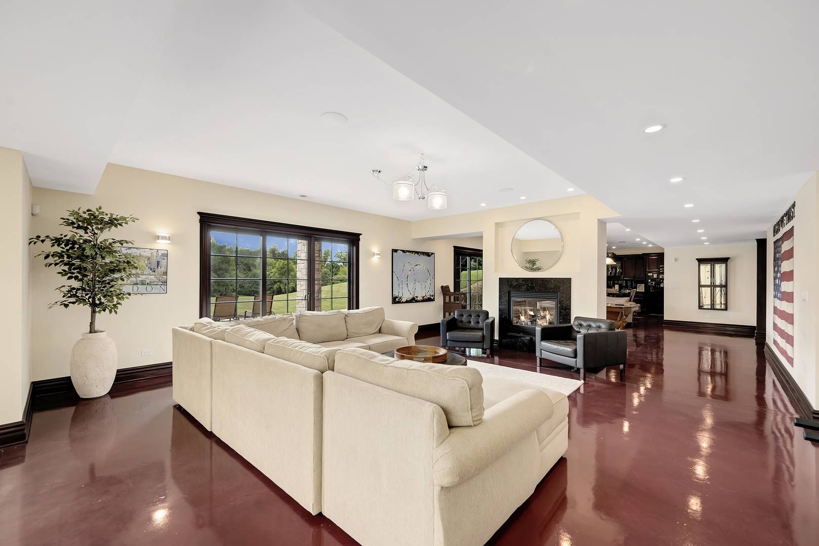 8511 Kearney Road Downers Grove, IL 60516 - Photo 33 of 71 a living room with furniture and a large window