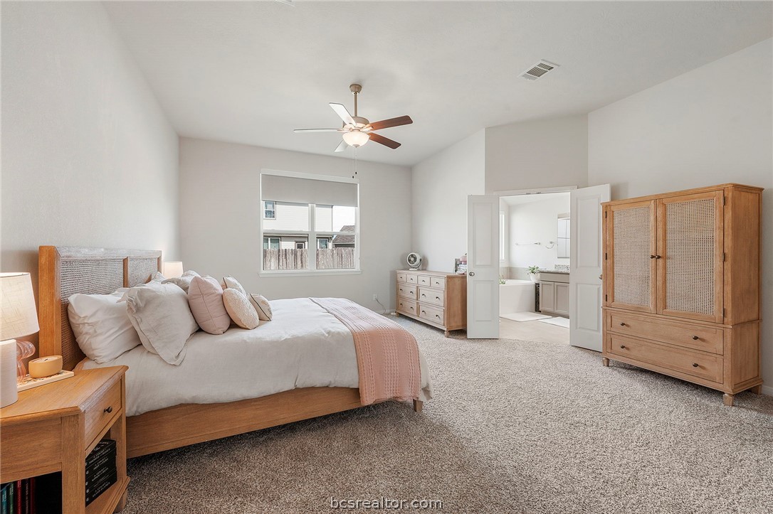 2038 Viva Road Bryan, TX 77807 - Photo 10 of 21 Private primary retreat with abundant natural light and spacious layout.