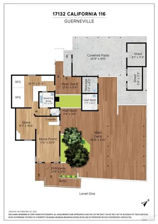 $449,000 | 17132 Highway 116, Guerneville, CA 95446
