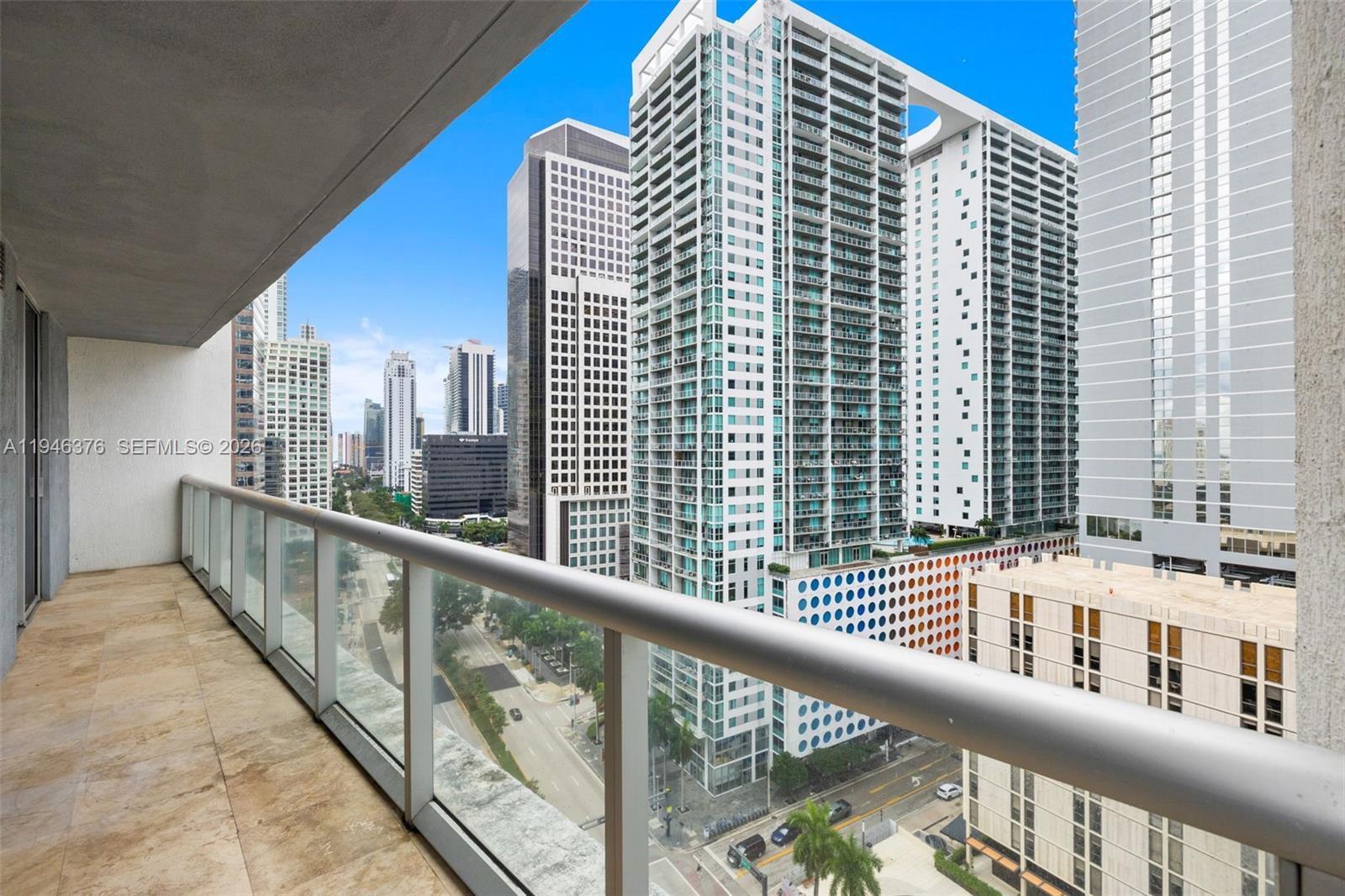485 Brickell Avenue, Unit 1804 Miami, FL 33131 - Photo 30 of 60 a view of balcony with city view