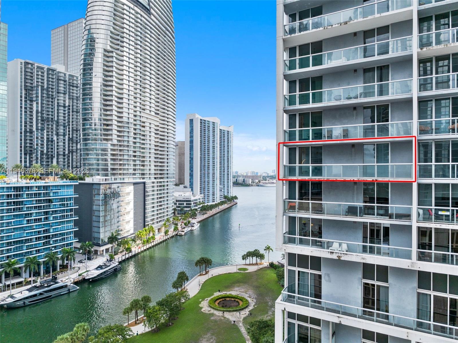 485 Brickell Avenue, Unit 1804 Miami, FL 33131 - Photo 52 of 60 a view of a city with tall buildings