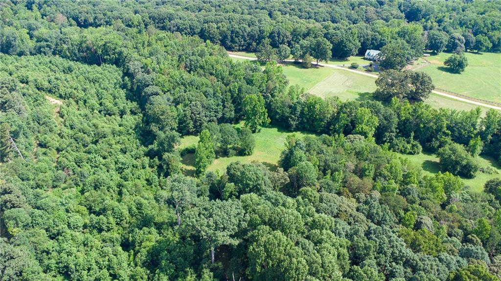 482 Hooper Road Commerce, GA 30530 - Photo 5 of 12 an aerial view of residential house with outdoor space and trees all around