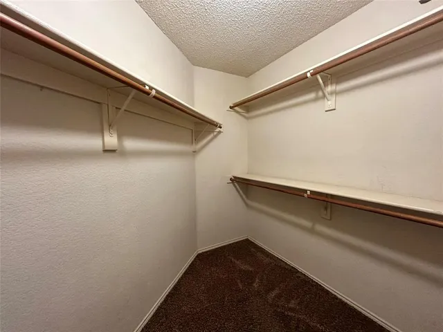 a close view of closet