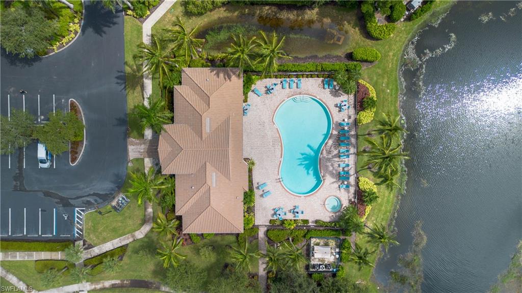 15917 Delasol Lane Naples, FL 34110 - Photo 31 of 32 an aerial view of a swimming pool