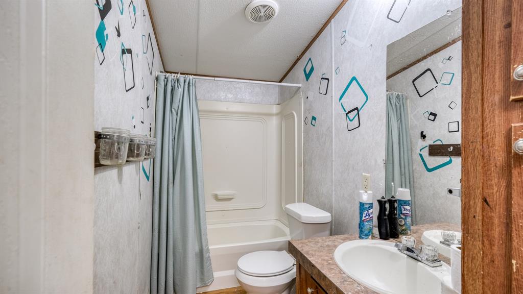 1700 Bennett Road Millsap, TX 76066 - Photo 21 of 40 a bathroom with a toilet sink and shower