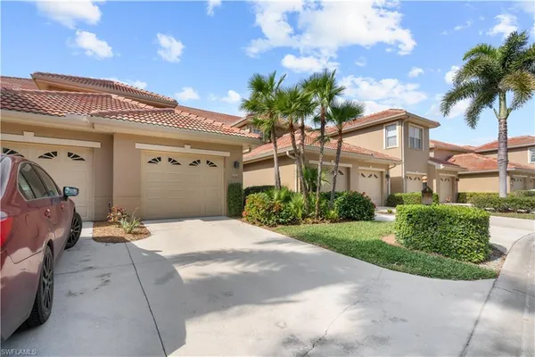 a view of a house with a patio