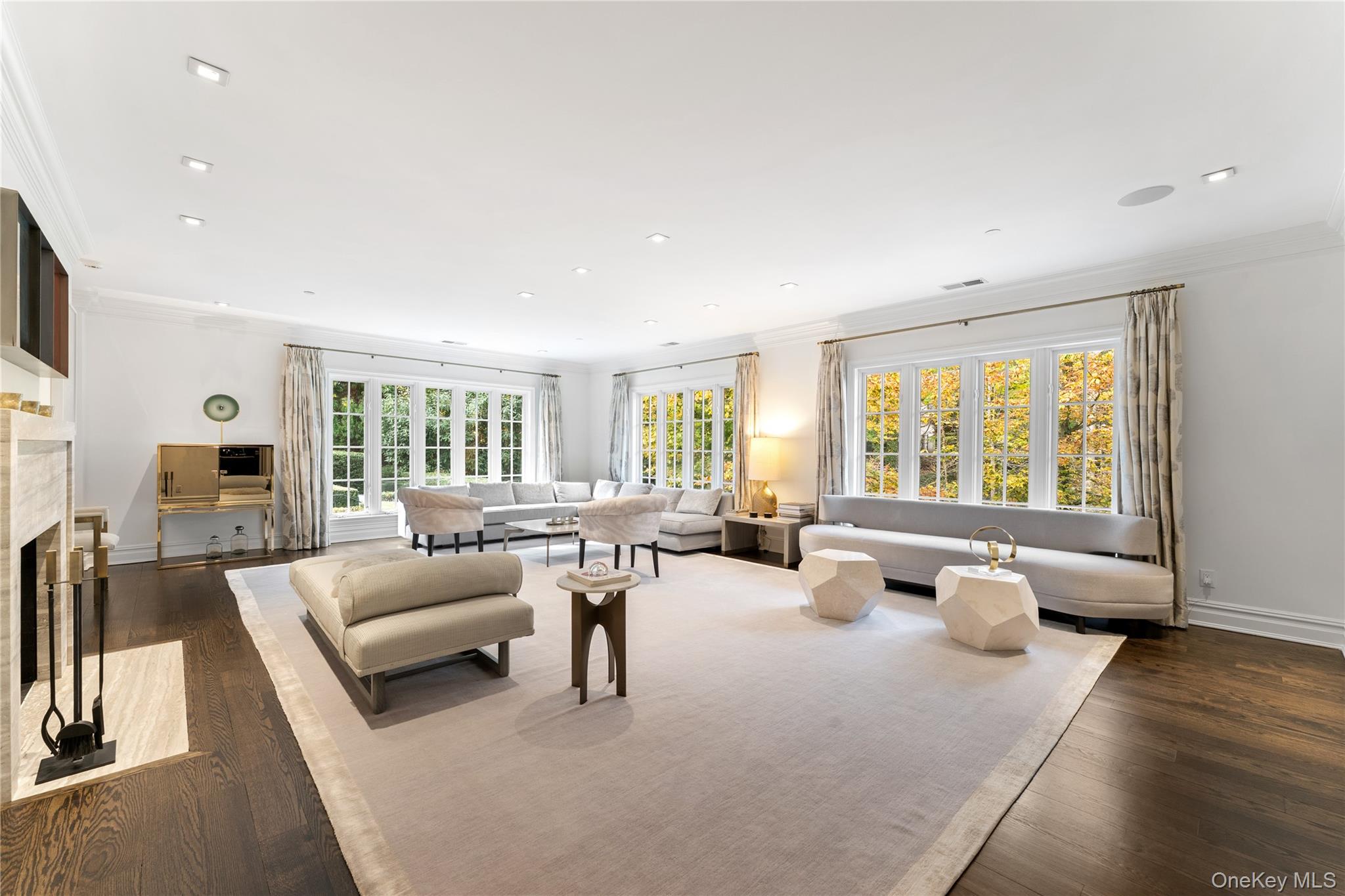 8 Richbell Road Scarsdale, NY 10583 - Photo 21 of 45 a living room with furniture and a large window
