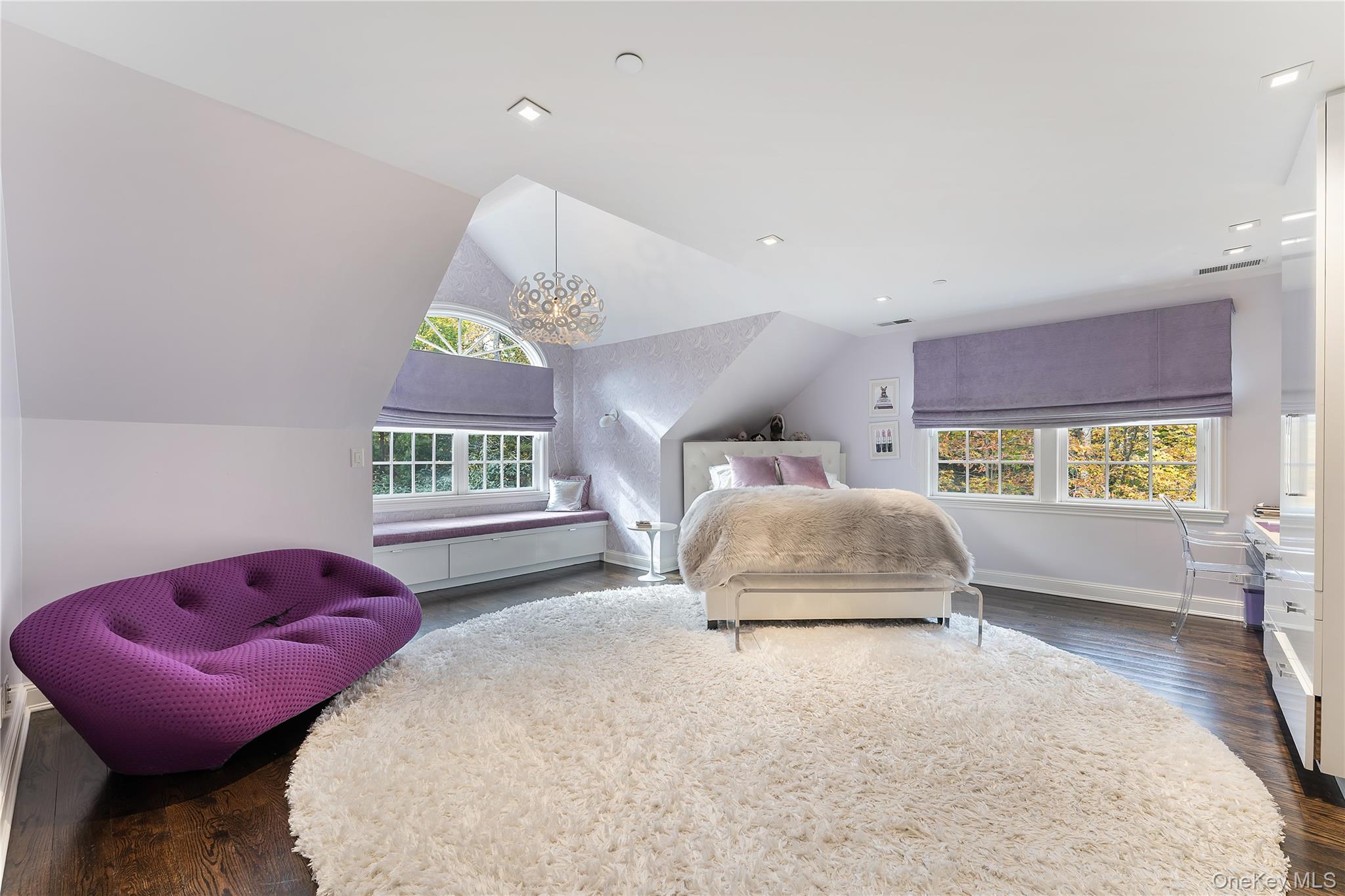 8 Richbell Road Scarsdale, NY 10583 - Photo 30 of 45 a bedroom with furniture and a large window