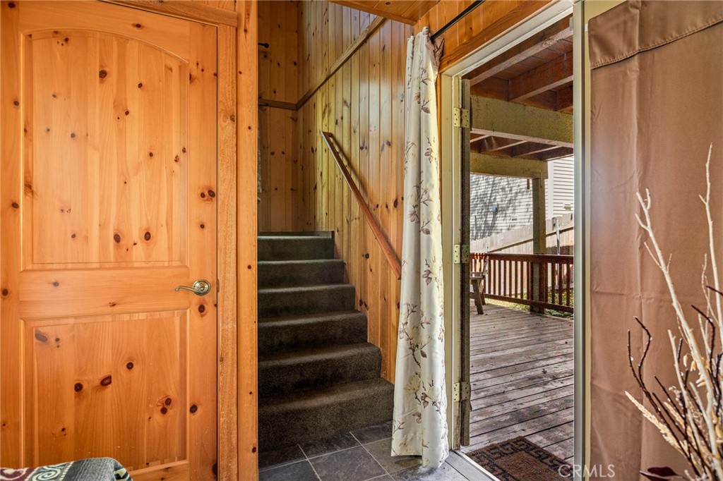 33459 Music Camp Road Running Springs, CA 92382 - Photo 29 of 29 view from downstairs bedroom to outdoor deck
