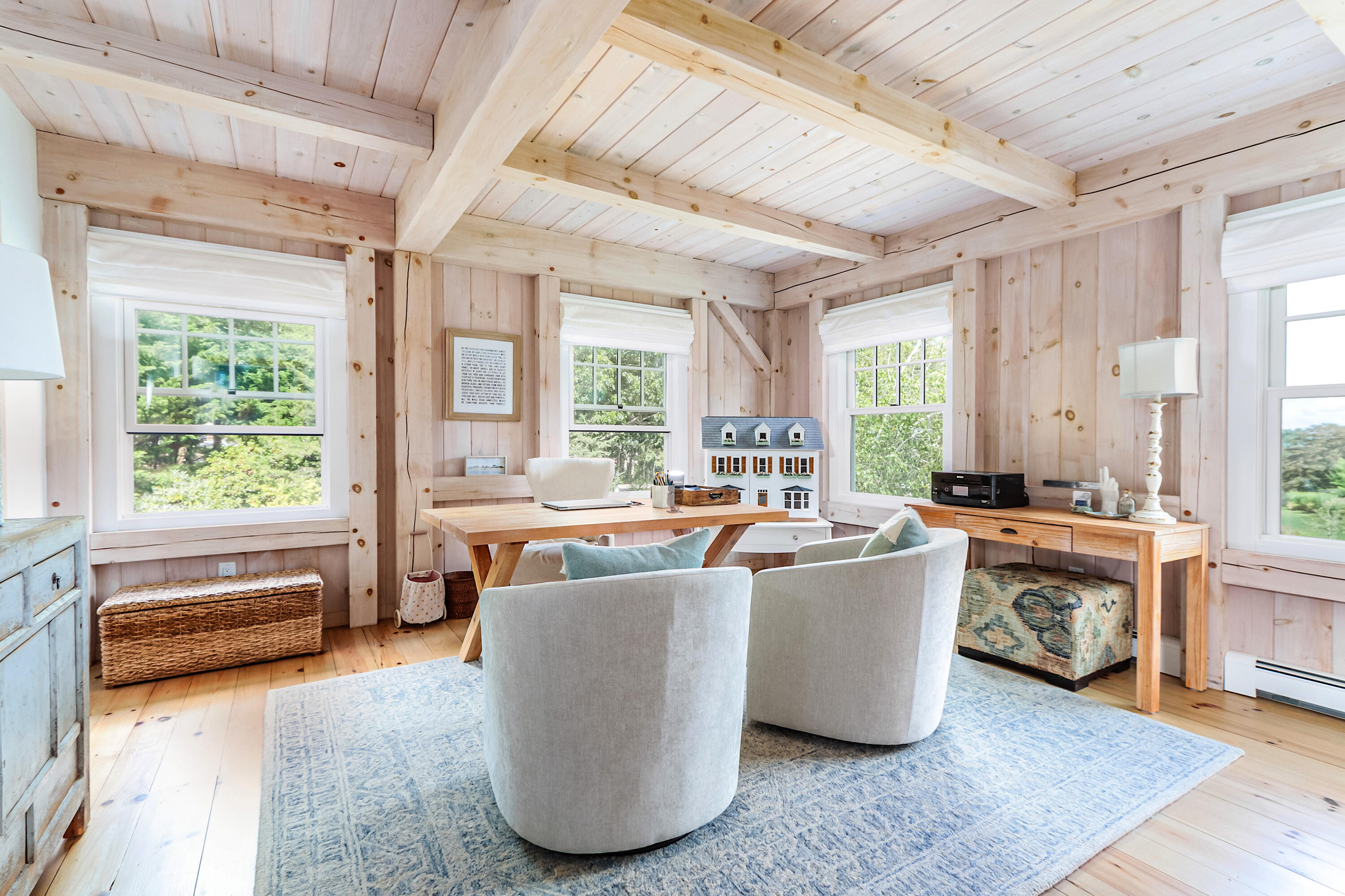 330 Sandy Neck Road West Barnstable, MA 02668 - Photo 17 of 45 a living room with furniture and a large window