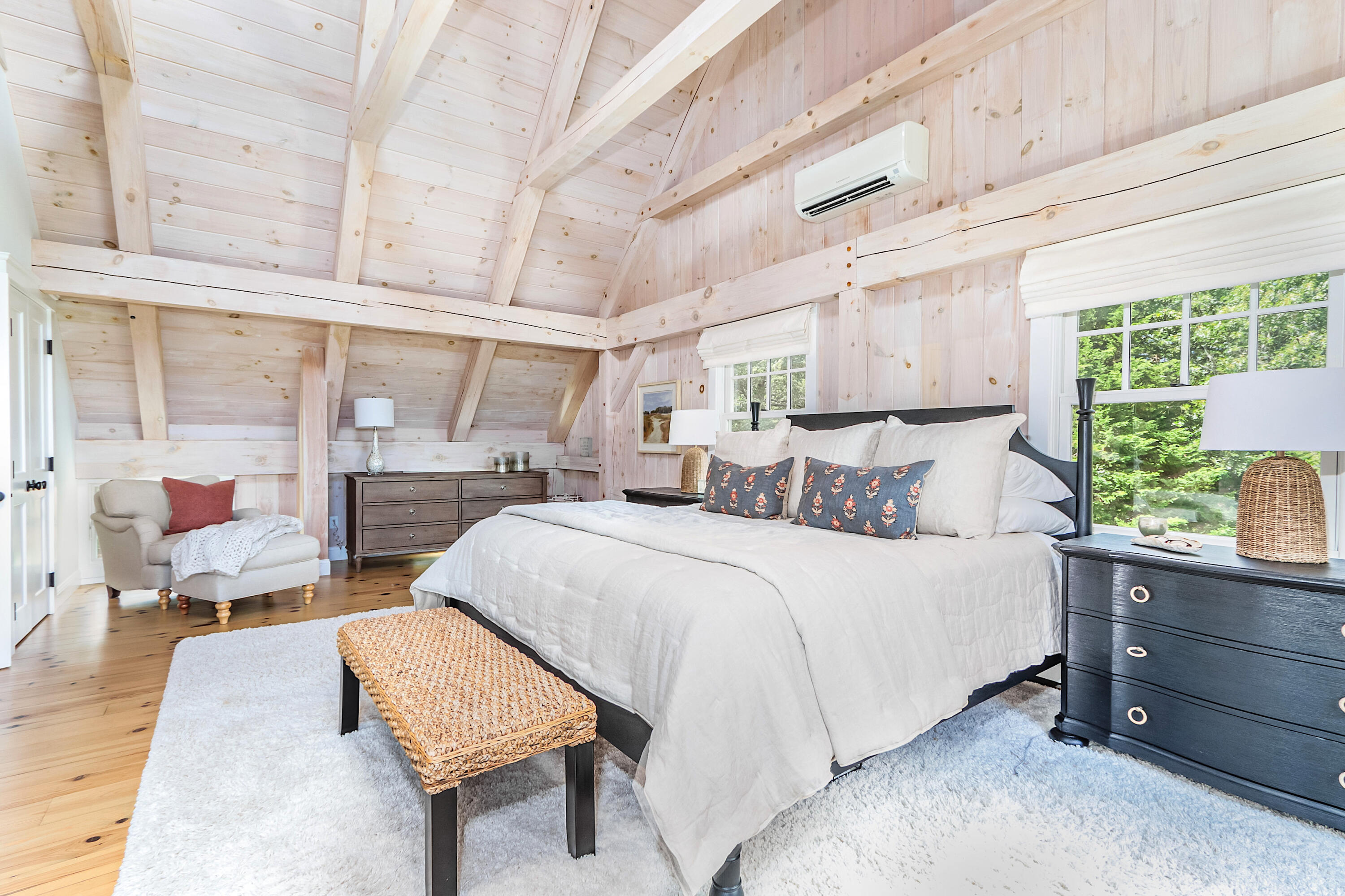 330 Sandy Neck Road West Barnstable, MA 02668 - Photo 22 of 45 a bedroom with furniture and a large window