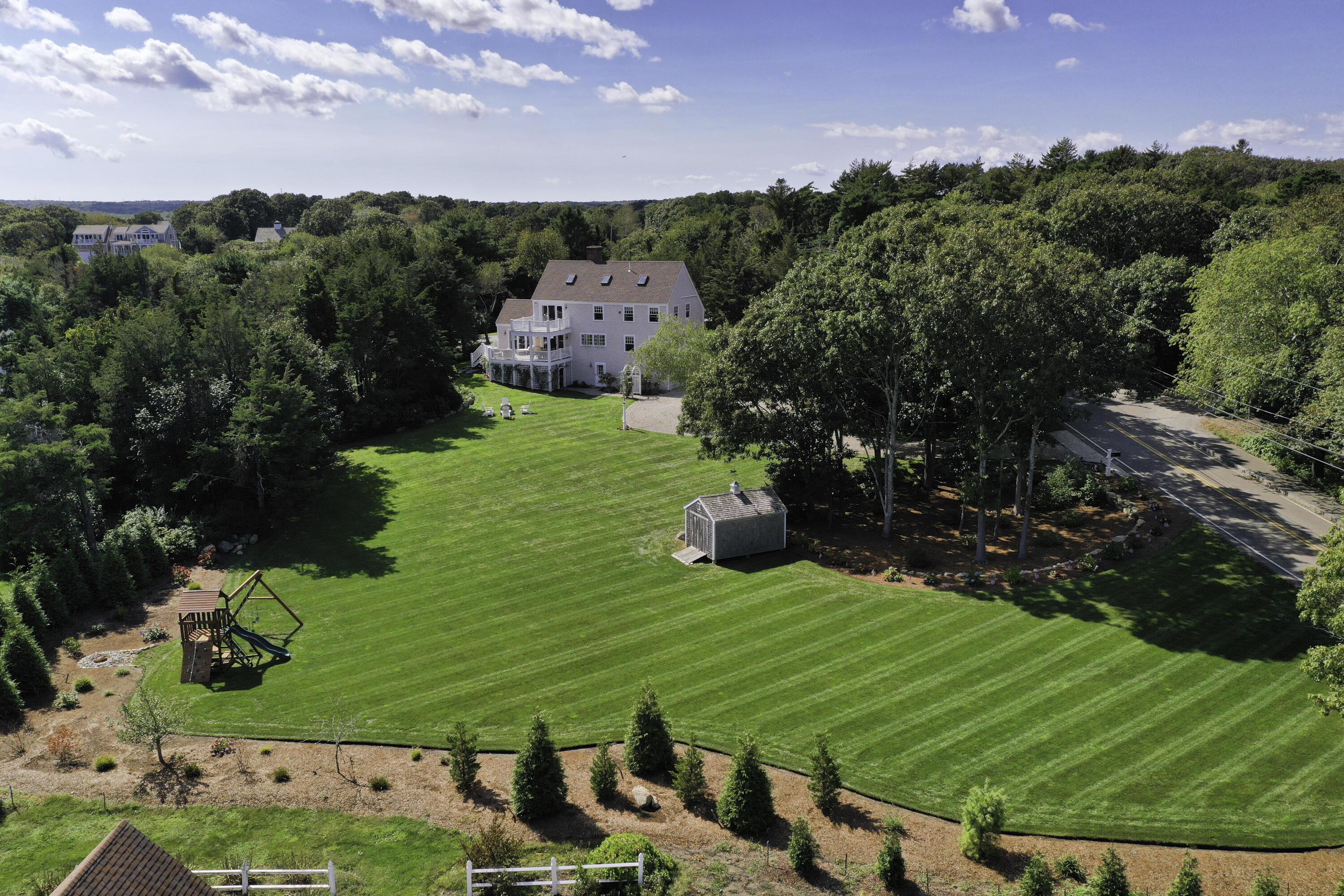 330 Sandy Neck Road West Barnstable, MA 02668 - Photo 3 of 45 an aerial view of a house