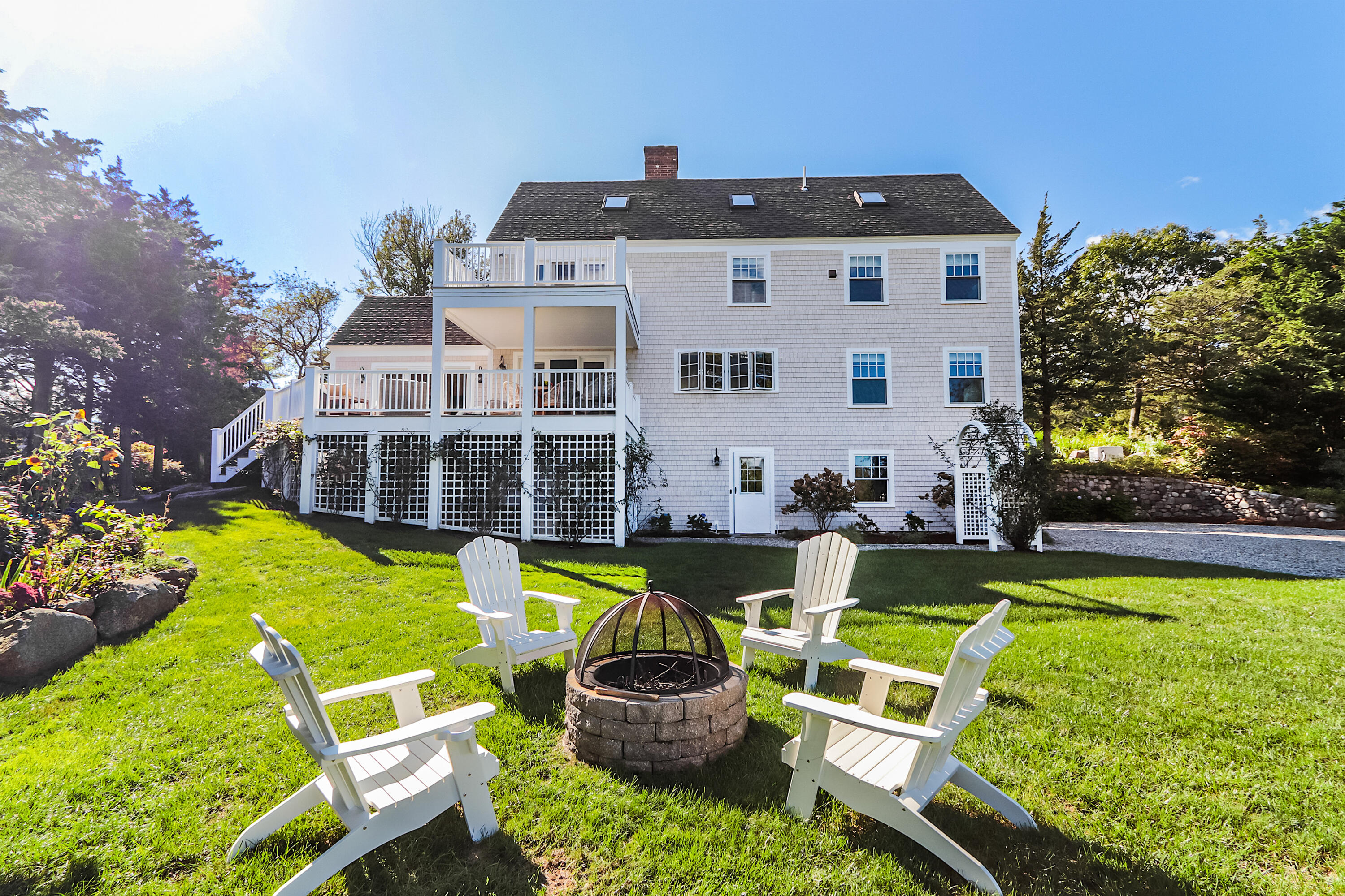 330 Sandy Neck Road West Barnstable, MA 02668 - Photo 34 of 45 a view of a house with swimming pool and chairs