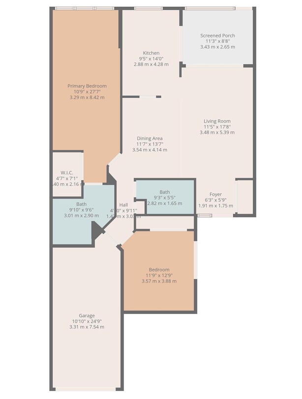 17372 Boca Club Boulevard, Unit 405 Boca Raton, FL 33487 - Photo 74 of 74 17372 405 Floor Plan